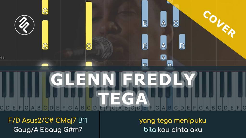 Glenn Fredly - Tega Piano Cover Instrumental Kunci Lirik Tutorial