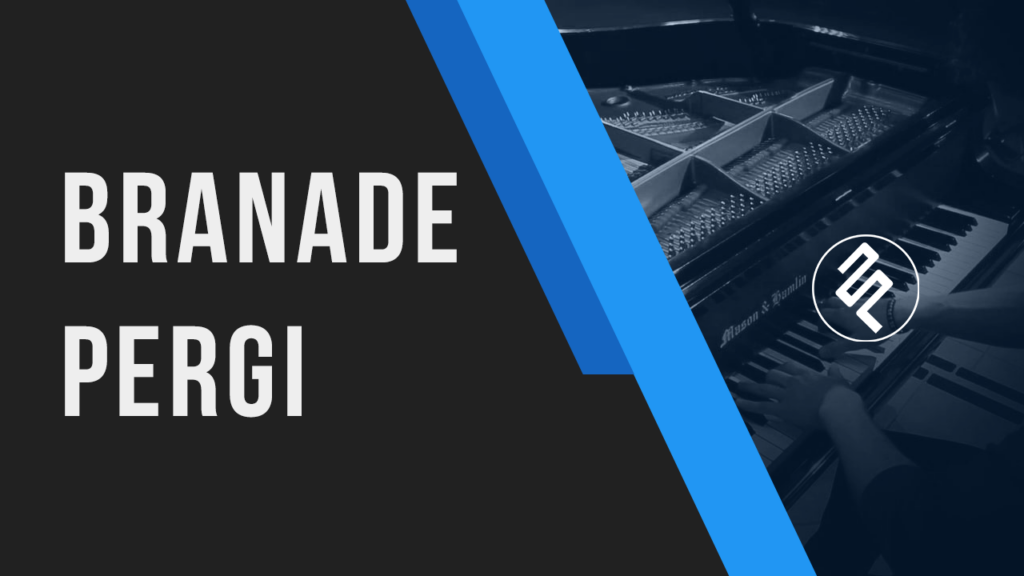 Branade - Pergi Piano Cover - Chord Lirik Kunci Tutorial