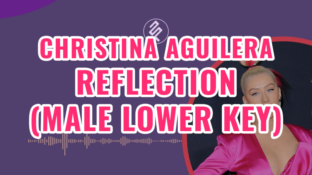 Christina Aguilera - Reflection (Mulan) Piano Cover Male Lower Key - Chord Lirik Kunci Tutorial