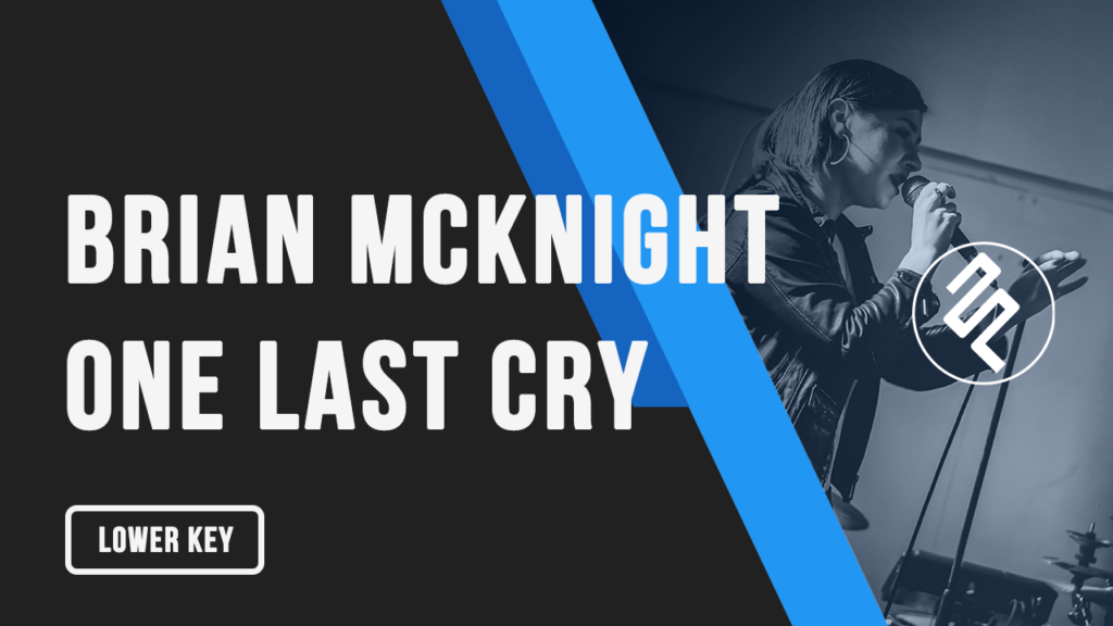 Brian Mcknight - One Last Cry Karaoke Lower